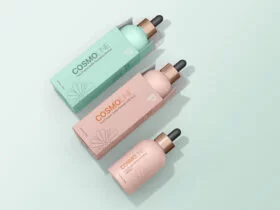 Dropper Bottle Packaging Free Mockup