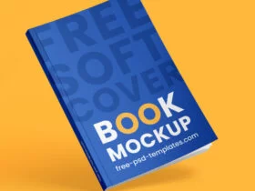 Free Book Cover Mockup Set