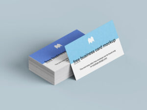 Free Business Cards Mockup Set