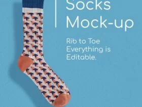 Free Classic Sock Mockup