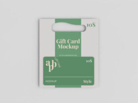 Free Gift Card Mockup (PSD)