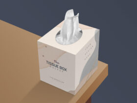 Free Tissue Box Mockup (PSD)