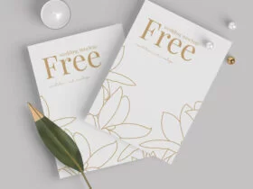 Free Wedding Invitation Card Mockup