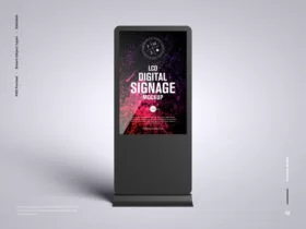 LCD Digital Signage Free Mockup