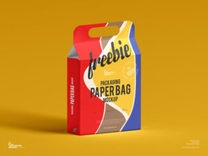 Packaging Paper Bag Free Mockup