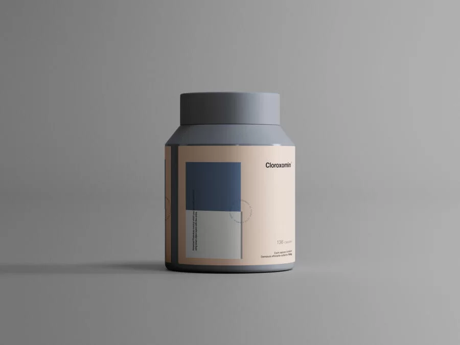 Plastic Jar Packaging Free Mockup