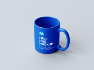 Realistic Mug Set Free Mockup