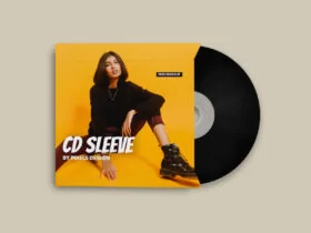 CD Sleeve Free Mockup (PSD)