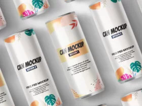 Can Packaging Free Mockup (PSD)