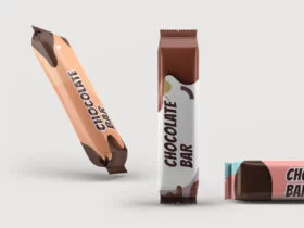 Chocolate Bar Free Mockup (PSD)