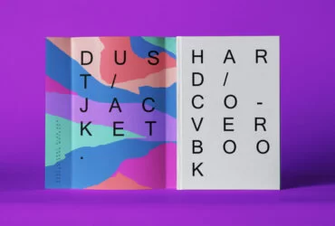 Free Hardcover Book Cover Mockup Scene