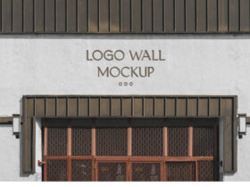 Logo Wall Free Mockup
