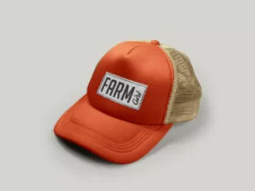 Men / Women Summer Trucker P-Cap Free Mockup