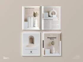 Modern Branding Magazine Free Mockup
