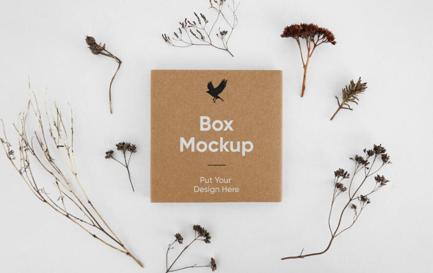 Small Box Packaging Free Mockup