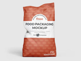 Snack Pouch Packaging Free Mockup