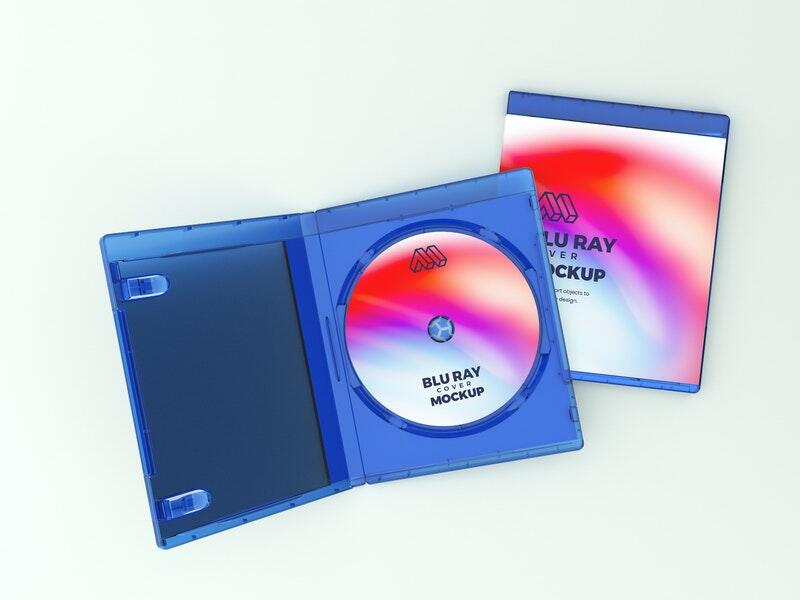 Blu Ray Cover Free Mockup