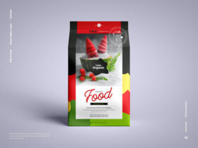 Food Bag Pouch Packaging Free Mockup