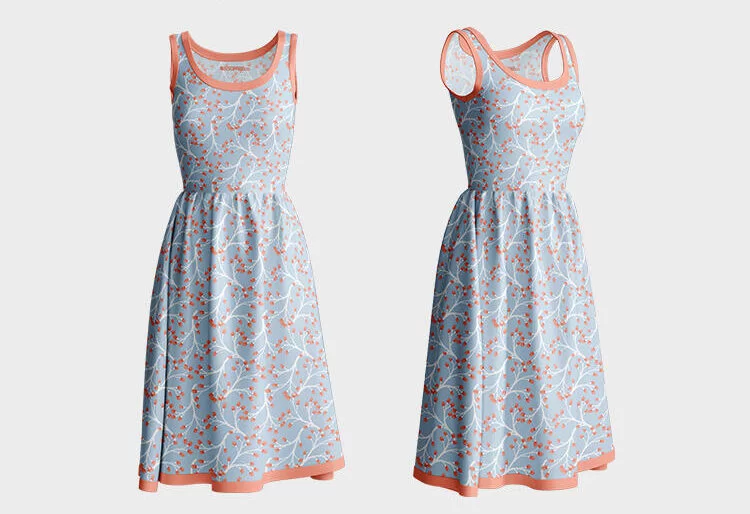 Free Summer Dress Mockup (PSD)