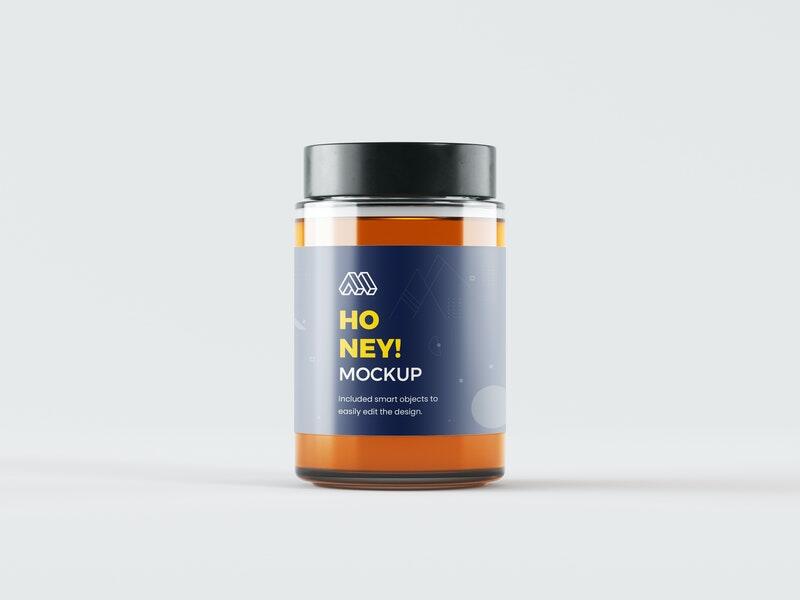Honey Jar Free Mockup