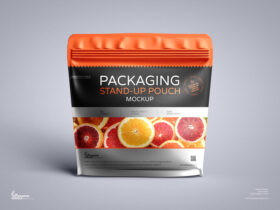 Packaging Stand-up Pouch Free Mockup