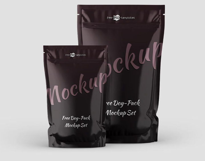 Free Doy Pack Mockup Set