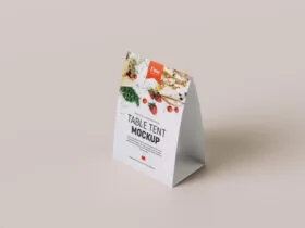 Free Table Tent Free Mockup