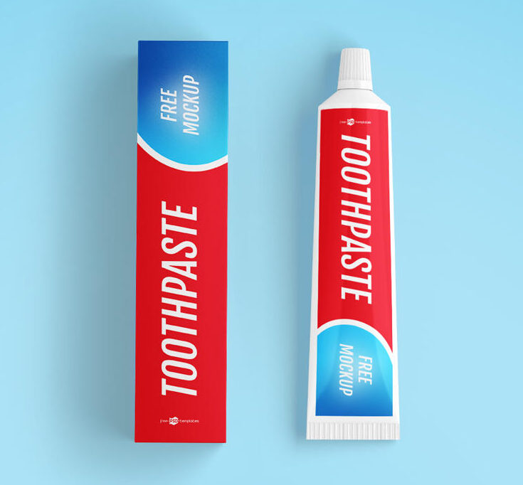 Free Toothpaste Mockup (PSD) – FreeMockup.net