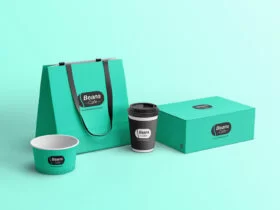 Free Cafe Branding Mockup