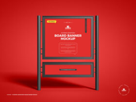 Outdoor Advertising Board Banner Free Mockup