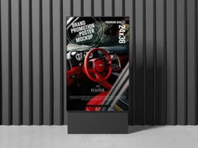 Premium Branding Poster Free Mockup