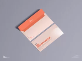 Free 9×4 Envelope Mockup