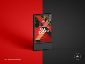 Free Brand Advertising Billboard Mockup