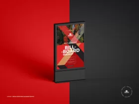 Free Brand Advertising Billboard Mockup