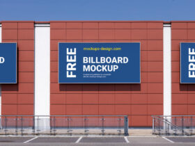 Billboard at the Mall Free Mockup