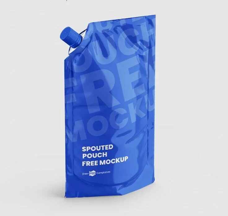 Free Spouted Pouch Mockup