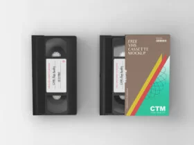 Free VHS Cassette Mockup