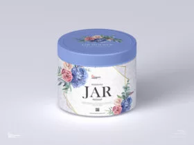 Modern Jar Free Mockup