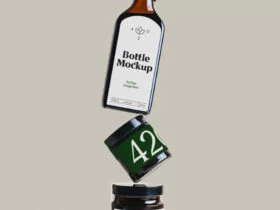 Bottle & Jar Free Mockups