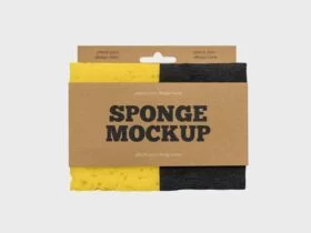 Free Sponge Mockup