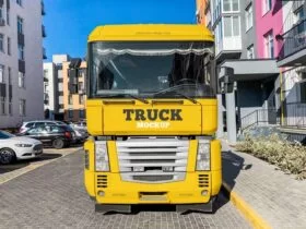 Free Truck Mockup