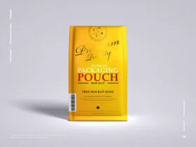 Packaging Stand Up Pouch Free Mockup