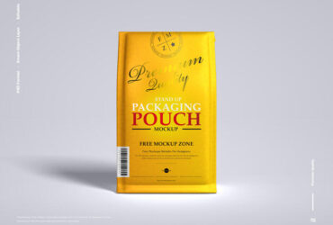 Packaging Stand Up Pouch Free Mockup