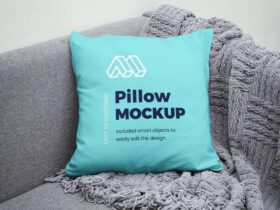 Square Pillow Free Mockup