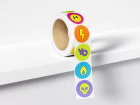 Sticker Tape Free Mockup