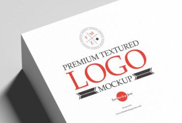 Textured Logo Free Mockup