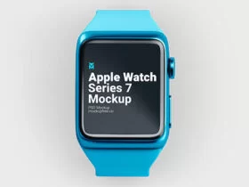 Apple Watch Series 7 Free Mockup