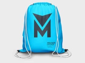 Free Gym Sack Mockup