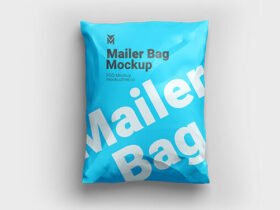 Free Mailer Bag Mockup