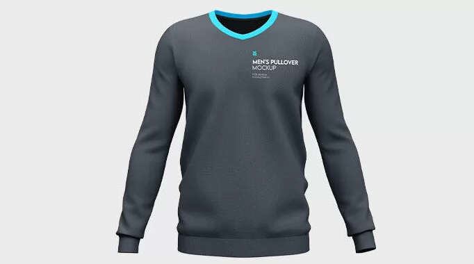 Free Men’s Pullover Mockup